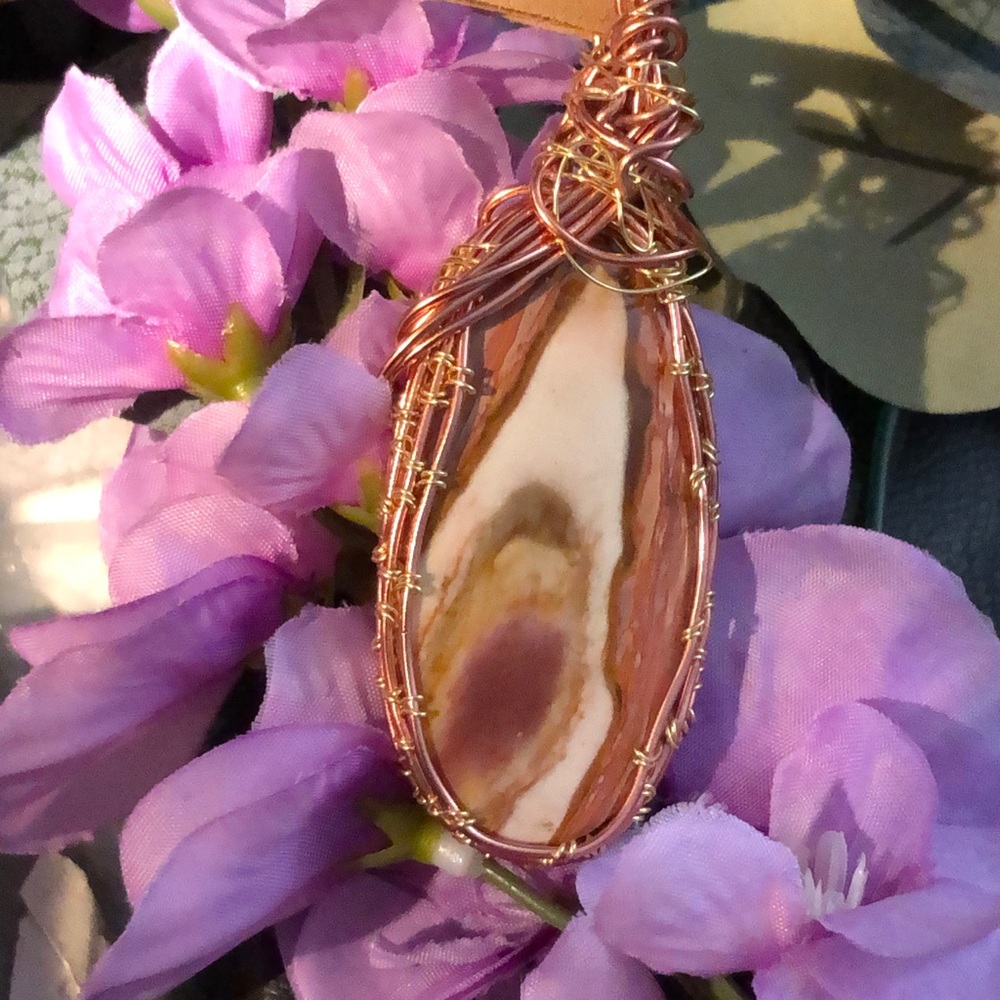 SOLD
Will it go round in a Circle Necklace